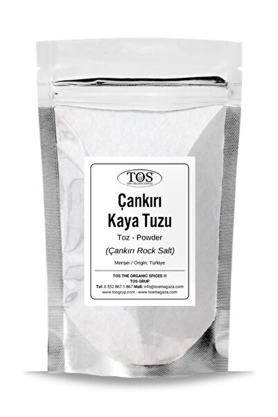 TOS The Organic Spices Çankırı Kaya Tuzu 2,5 kg Toz (1. Kalite) Çankırı Rock ...