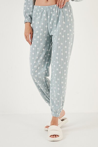 Lela Σετ πιτζάμες με κανονική εφαρμογή με κουκούλα Fleece Σετ Πυτζάμες 6571001