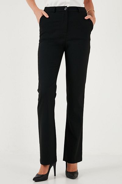 Lela High Waist Wide Leg Trousers - Pant 611pl030w4