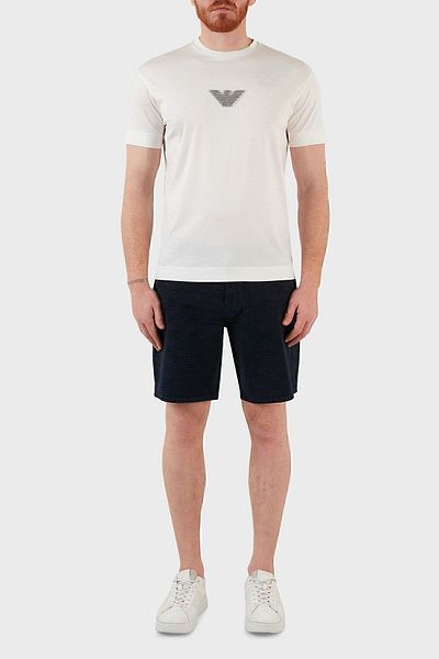 Emporio Armani Βαμβακερή τσέπη Bermuda Ανδρική βερμούδα 3l1ps1 1djsz 0941