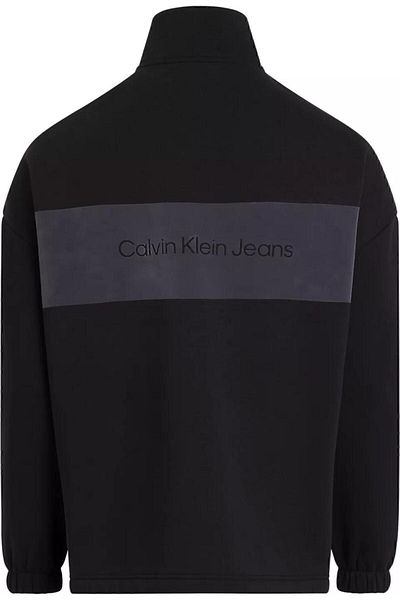 Calvin Klein Half Zip Colorblock Coat