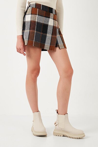 Lela Bumbac amestecat Regular Fit Pantaloni scurți de iarnă Fusta Pantaloni scurți Fusta 61100015