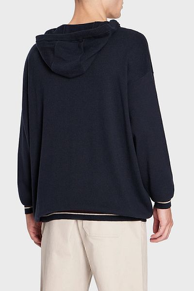 Armani Exchange Cotton and Wool Blend Regular Fit Hooded Sweater Men's SWEATER 6RZM2A ZM3FZ 1510