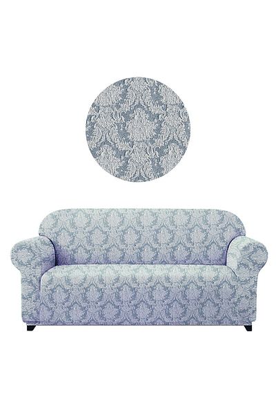 elgeyar Jacquard Sofa, Sofa, Sofa Bed Cover Shawl Pattern Flexible Skirtless for 3 Seater Sofa