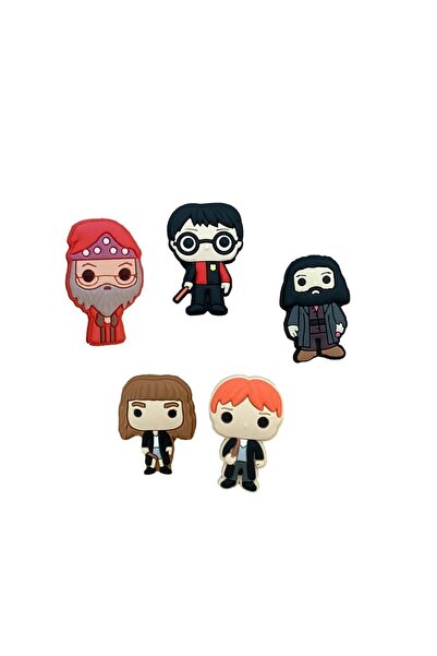 PABALAS Jibbitz Terlik Süsü-terlik Tokası Harry Potter 5'li Set