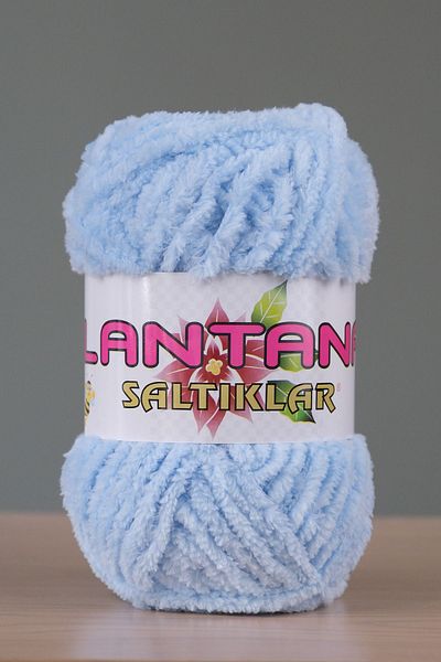SALTIKLAR Lantana Plush Knitting Thread Plush Thread Mother's Lamb 100Gr Baby Blue-54