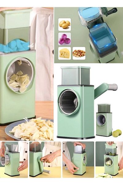 JASPER 15370 Handle Twist Grater Chopper Twist Mill Manual Vegetable Grater