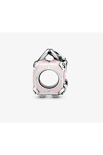 Lines Bijuteri Pembe Valiz Charm s925 Ayar Gümüş