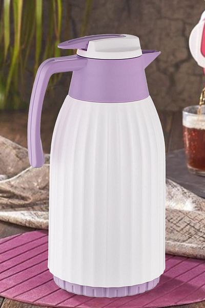 Penguen Png-7000 1.5 Lt Lilac Corrugated Glass Thermos