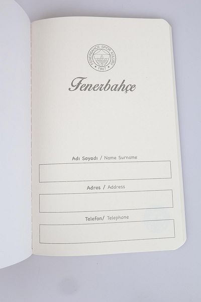 Fenerbahçe Licensed Dotted Notebook