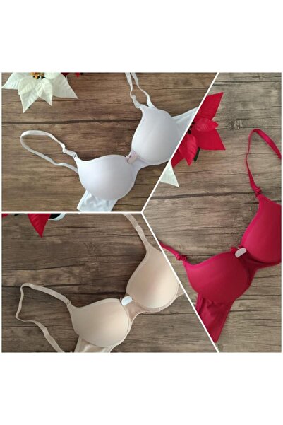 Cooqpoo حمالة صدر نسائية يومية مكونة من 3 قطع مقاس 75-80-85-90 مبطنة/دعم