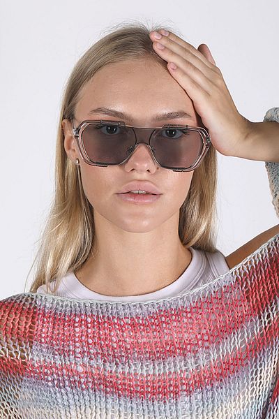 TomyHelf Gray Glass Gray Framed Unisex Sunglasses Th31464c2