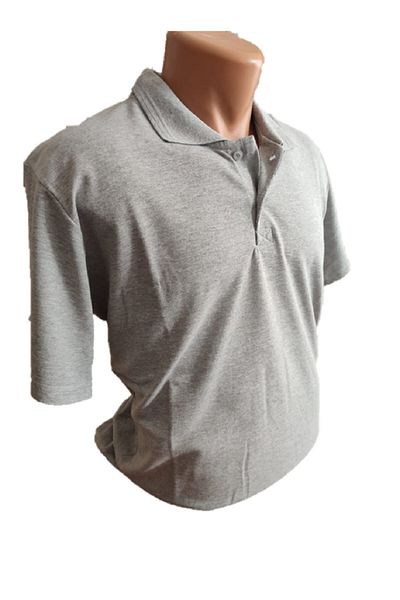 Cooqpoo Ανδρικό μπλουζάκι Polo Neck - S-2xl, Γκρι, Ποιότητα
