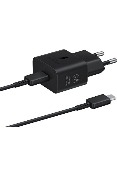 NETAVANTAJ Samsung EP-T2510X 25W Uyumlu Hızlı Şarj Aleti Type-C to Type-C Kab...