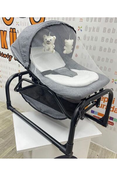 ÖYKÜ BEBEK DİYARI LÜX  ANADİZİ SALLANIR SABİTLENİR CİBİNLİKLİ