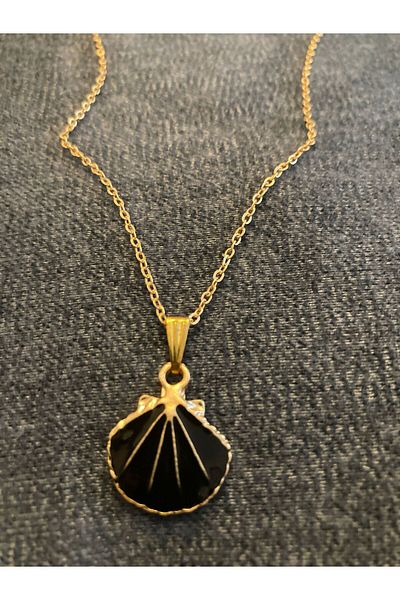 SWORDS CONCEPT Sea Shell Black Women's Necklace