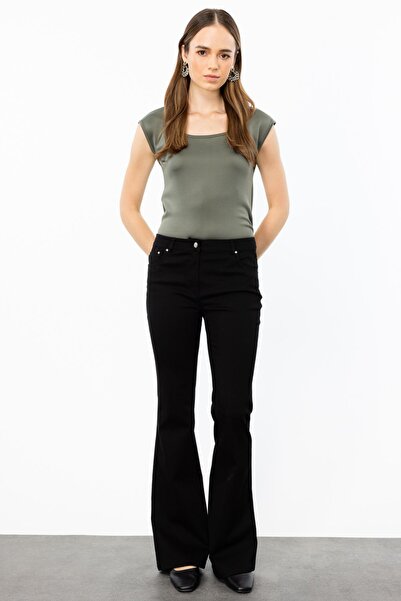 Ekol Beş Cep İspanyol Paça Pantolon