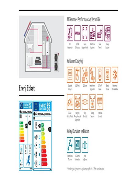 LG AH-W166A4 16 KW R410A GAZLI SPLİT ISI POMPASI