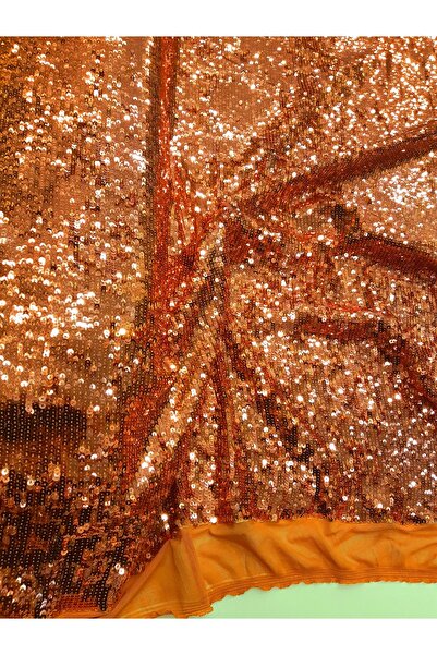 Safir Kumaş Abiyelik Likralı Yoğun Sık Sık Sıralı Pul Payet 2.5 Metre