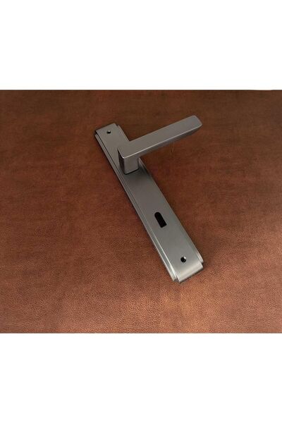 KOLDOOR Bella Mat Skoç Füme Lüx Zamak Aynalı Oda Kapı Kolu 1 Takım