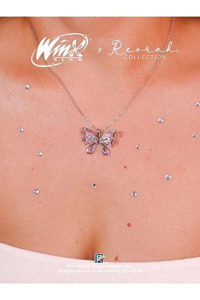 Reorah Collection Winx Club ®   Flora Enchantix Necklace - Fairy Wings Design