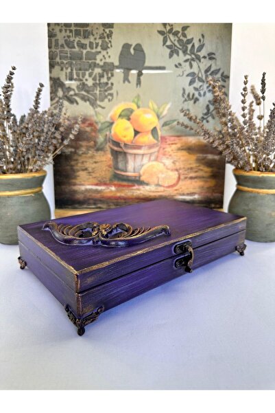 LARTEWOOD Ahşap Takı Kutusu, Organizeri, Dolabı 12 Bölmeli Kolye Küpe Yüzük S...