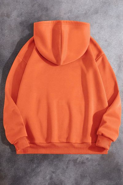 uyguntarz Übergroßes Sweatshirt mit Aufdruck „More Love“.