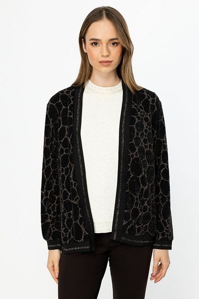 On Running Patterned Glitter Cardigan