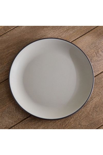 Home Box Mocha Mist 2-Tone Buffet Plate - 31 cm