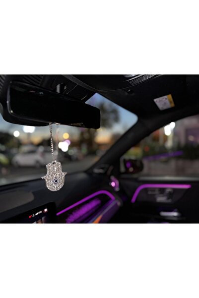 Arabasına Aşıklar Kulubü FATMA ANA NAZARLIK EL FİGÜRÜ DİKİZ AYNA SÜSÜ KOLYESİ