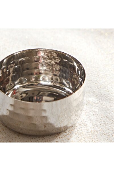 Home Box Hammered Stainless Steel Veg Bowl - 140 ml