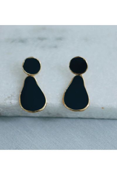 MEECY Black Earrings