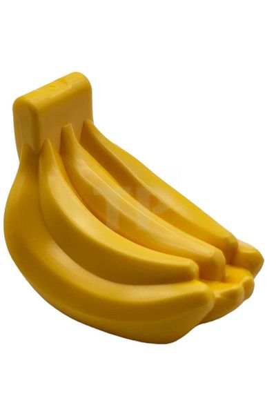 LEGO قطعة واحدة من قطعة واحدة من قطعة الموز الصفراء الموزية - طعام صغير مخصص من ملحقات Moc