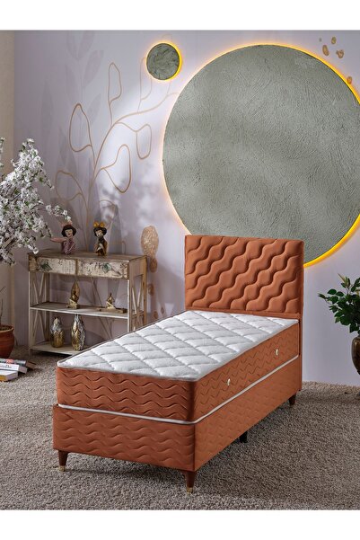 beehanem Simge Tek Kişilik (Baza+Başlık+Yatak) 3 Lü Set