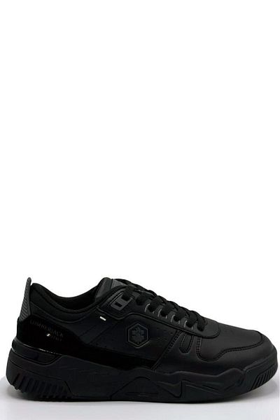 lumberjack Men's Black Sneakers - Comfortable Sole and Skin