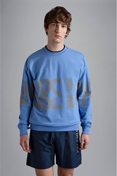 PAUL&SHARK سويت شيرت رجالي محبوك C.Wقطن