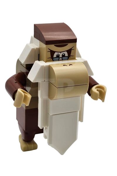 LEGO Super Mario - Cranky Kong Minifigurist Moc Custom Accessory - 54 Pieces