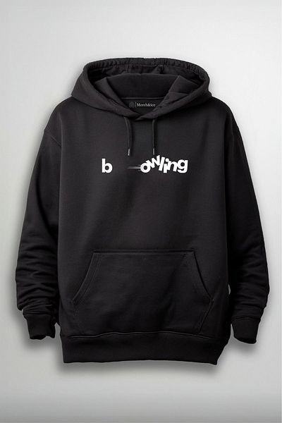 SM Satranç Medya Unisex Bowling Hoodie - Μπροστινό τυπωμένο