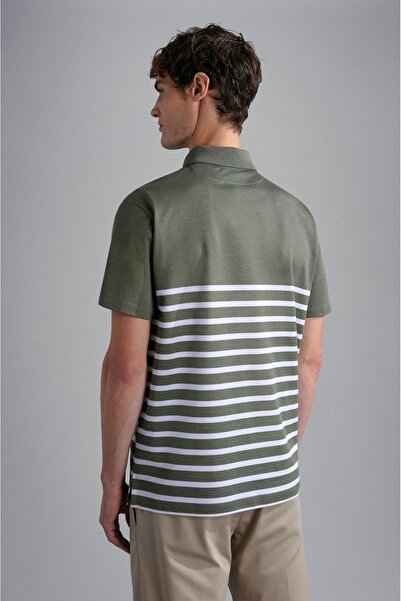 PAUL&SHARK MEN'S KNITTED POLOSHIRT C.WCOTTON