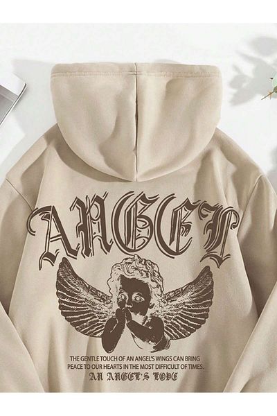 Fun Fashion Unisex 3 Thread Sweatshirt and Jogger Set - Back Printed Hoodie 2-Piece Combination