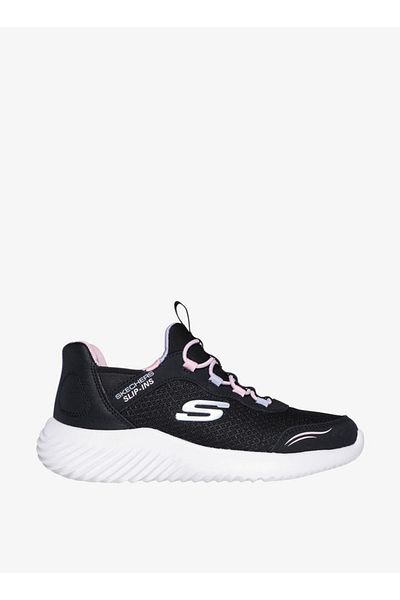SKECHERS Girls Bounder Bungee No-Tie Laces Walking Shoes 303585L