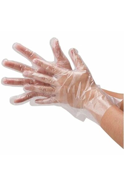 ayliz plast&ambalaj Şeffaf Eldiven Poşet Eldiven 1 Paket 100 Adet