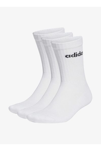 adidas Men's Linear Crew Length Sports Socks - HT3455