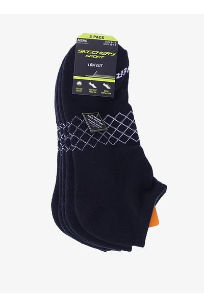 SKECHERS Erkek Terry Düşük Kesim Spor Çorapları - S113708-001