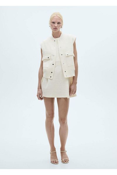 MANGO Woman Σχέδιο φορέματος