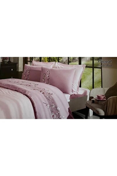 Özdilek Özdilek Çift Kişilik Boutique Nevresim Takımı Nakışlı - Florest