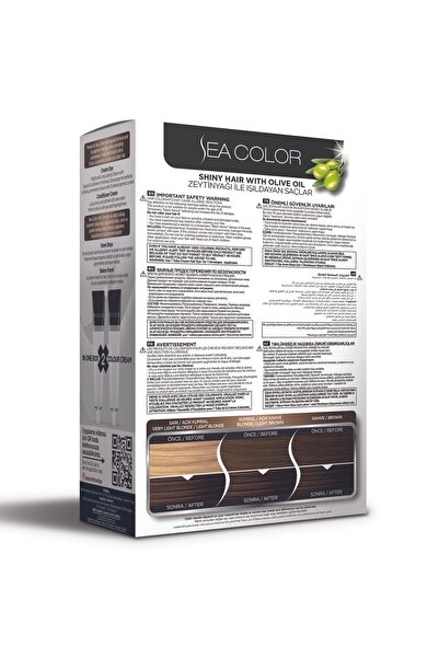 Sea Color Mükemmel Beyaz Kapama (1 PK X 2 TÜP SAÇ BOYASI VE OKSİDAN)