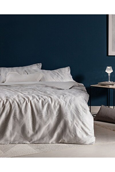 Madame Coco Set de lenjerie de pat din satin imprimat Jaune King Size