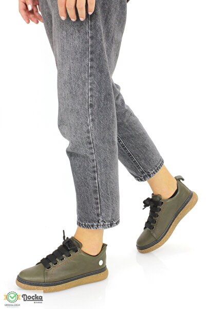 Mammamia Kadın Hakiki Deri Günlük Spor Tarz Mevsimlik Ayakkabı M25/KA120