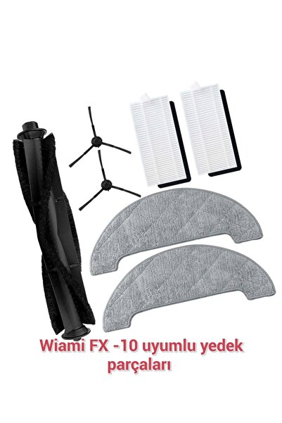 LİN GRUP Σετ ανταλλακτικών συμβατό με Wami FX-10 - Σφουγγαρίστρα με φίλτρο βούρτσας